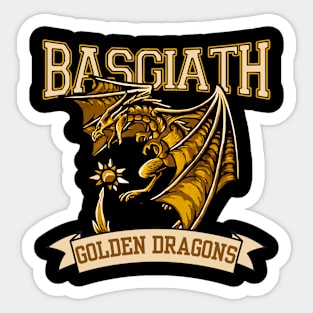 Basgiath Golden Dragons Sticker